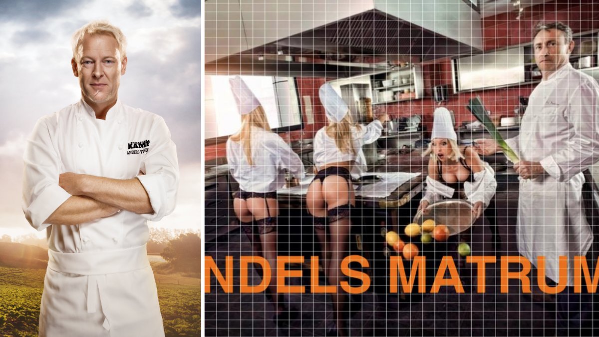 Tevekocken Anders Vendel upprör med sexistisk reklam.